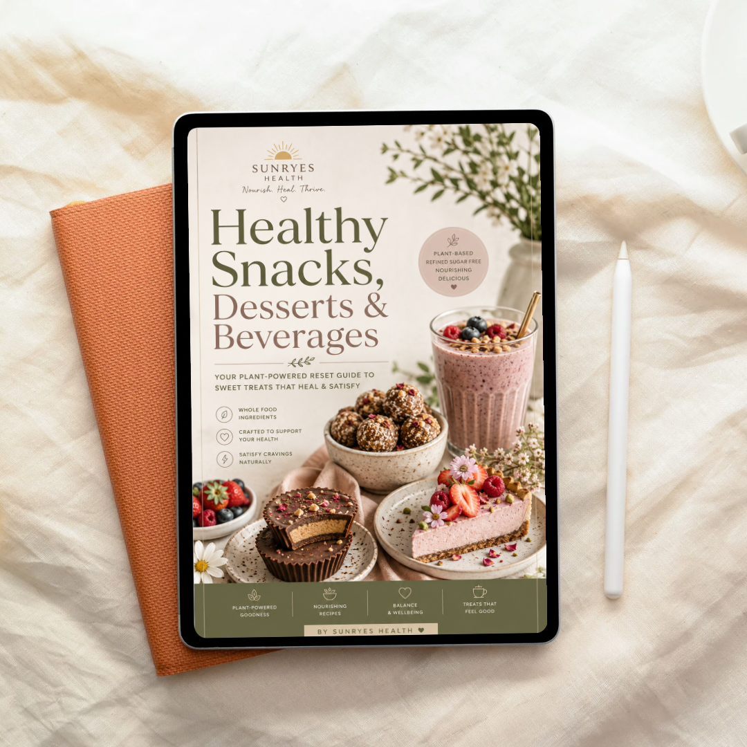 Healthy Snacks, Desserts & Beverages