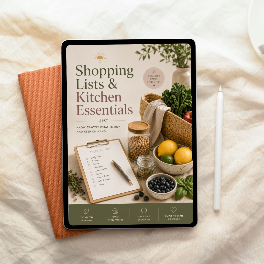 Shopping Lists & Kitchen Essentials