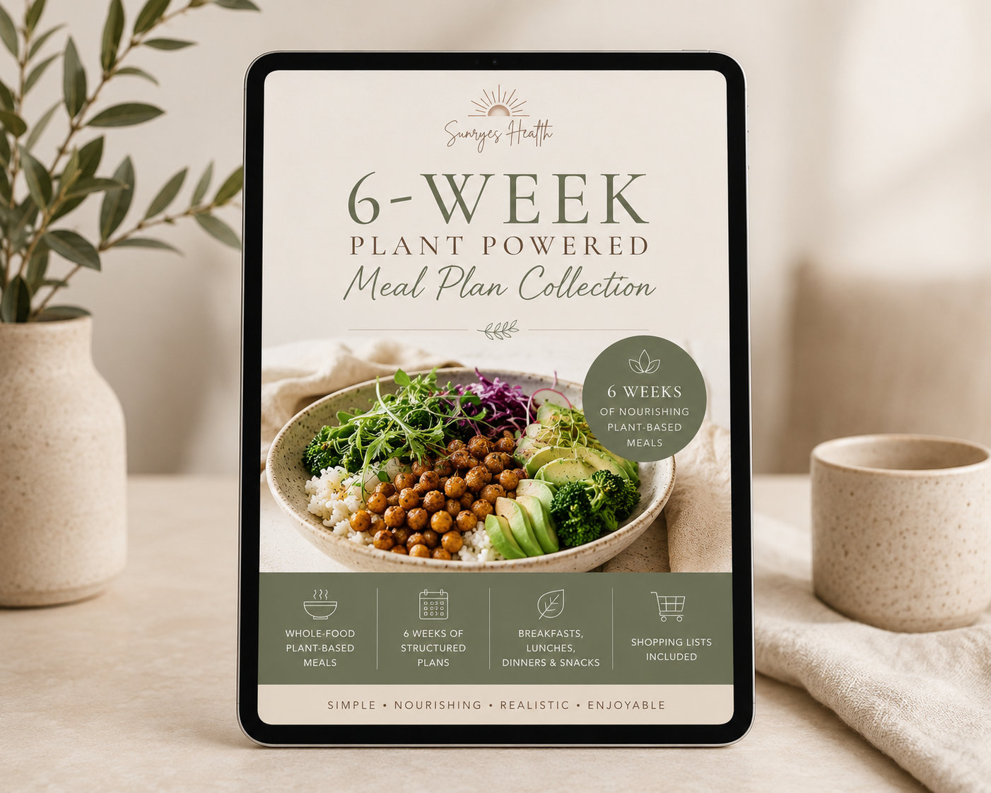 Full 6 Week Plant Powered Meal Plan Collection