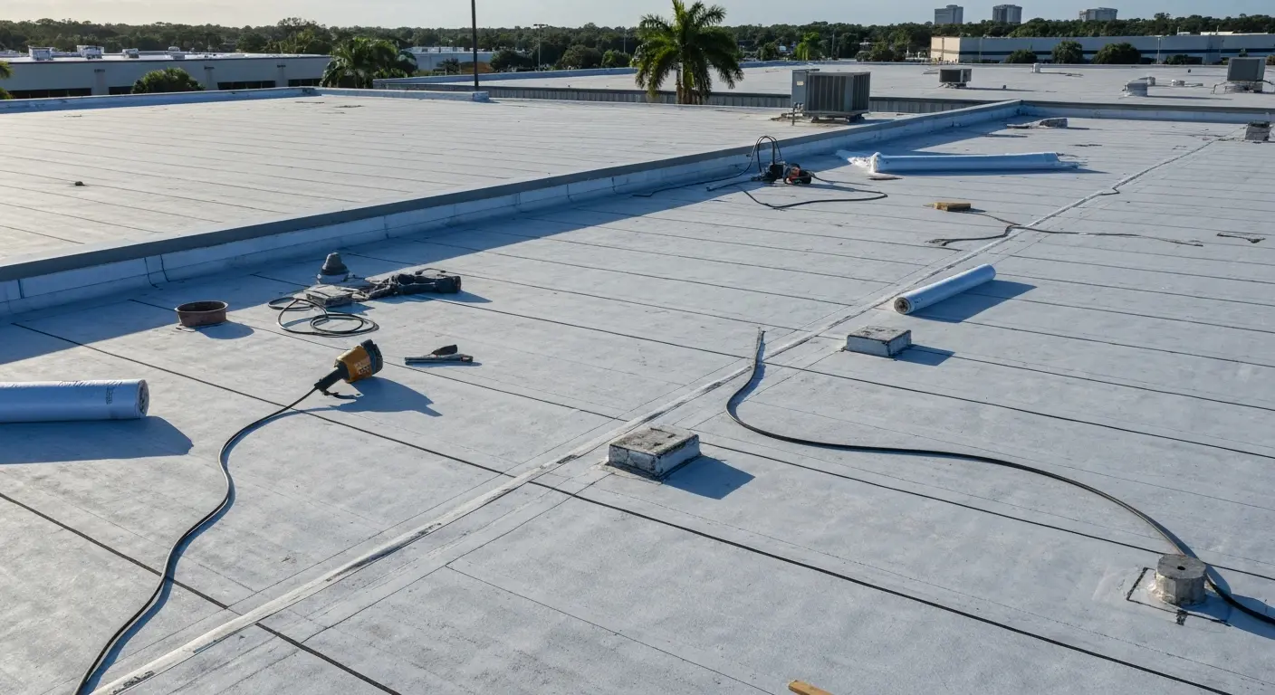 Commercial roof replacement