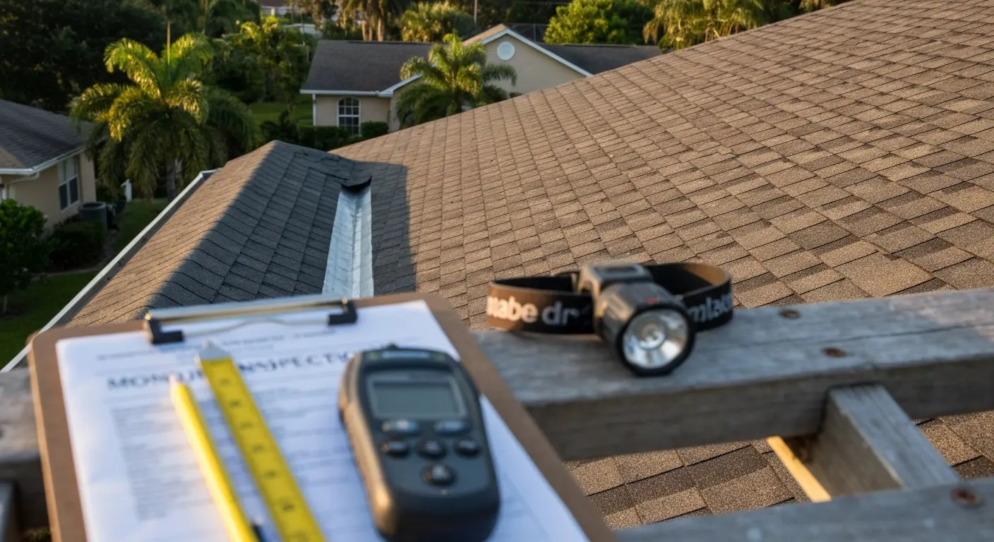 Roof inspection in Bradenton