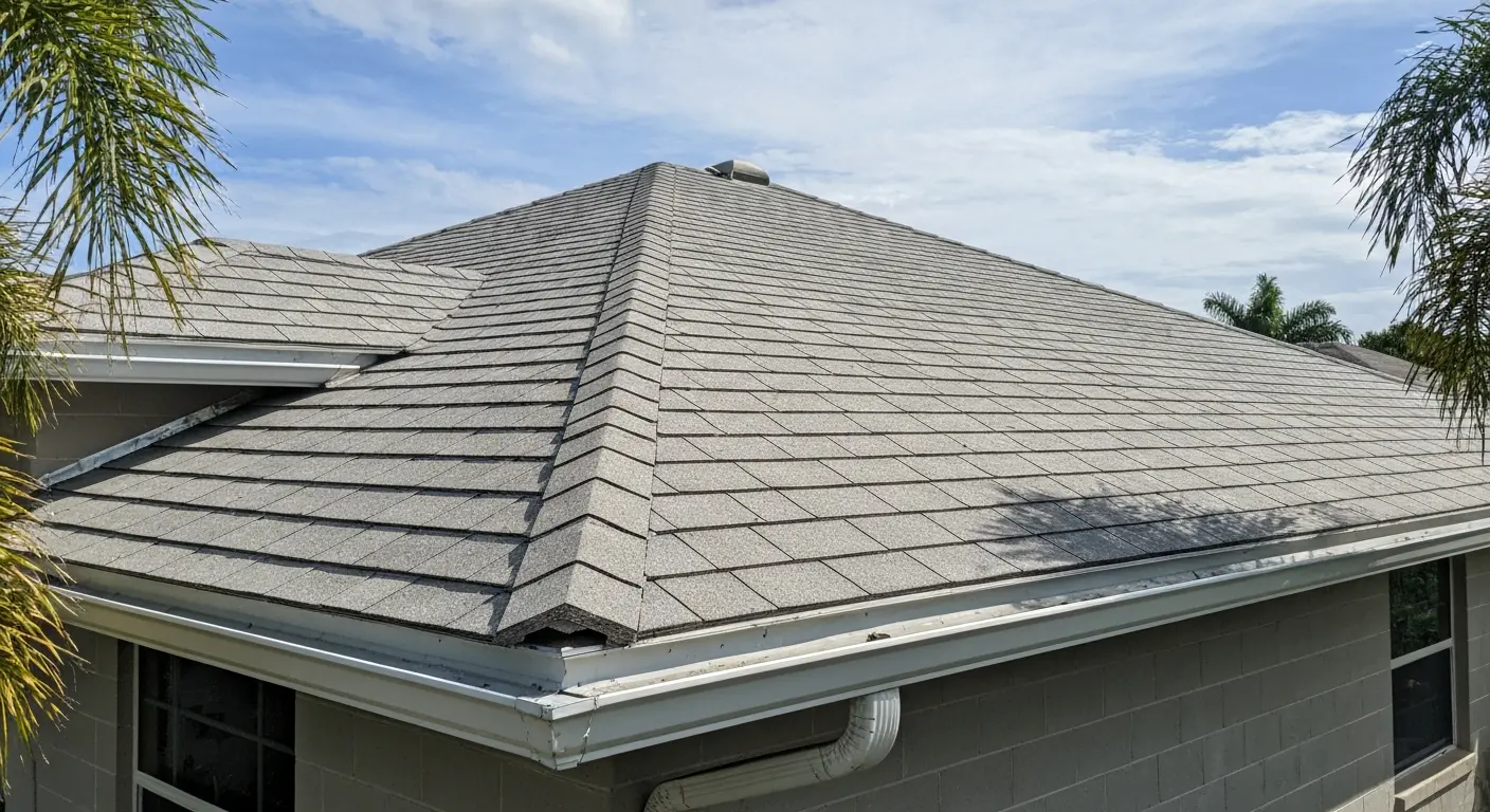 Roof installation project