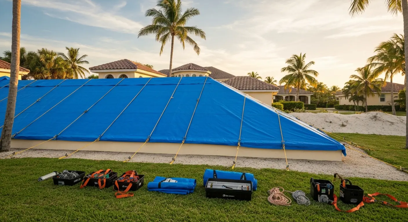 Storm damage restoration