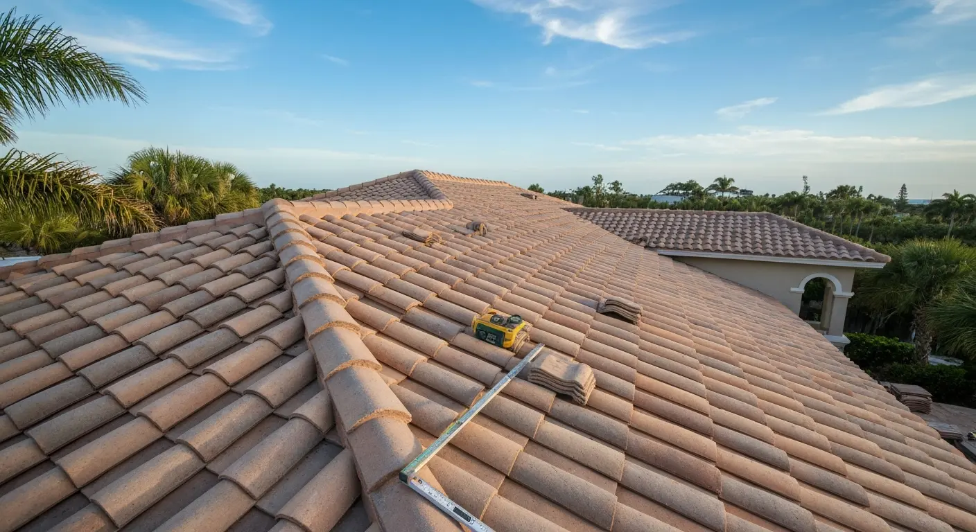 New roof installation
