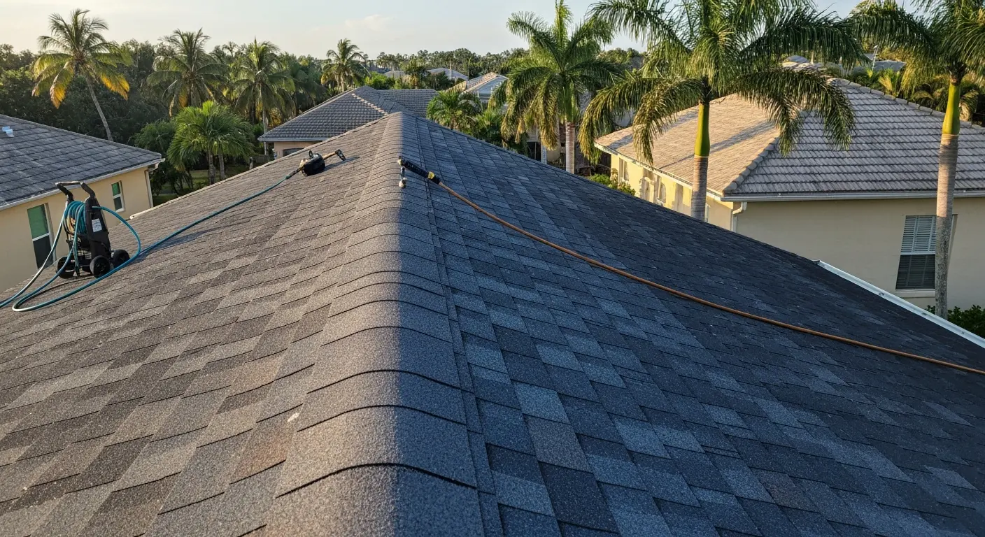 Roof cleaning service in Bradenton