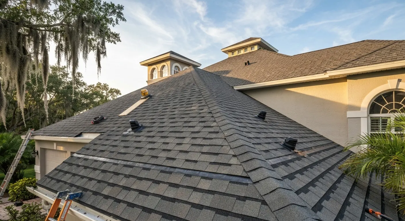 Complete roof replacement project