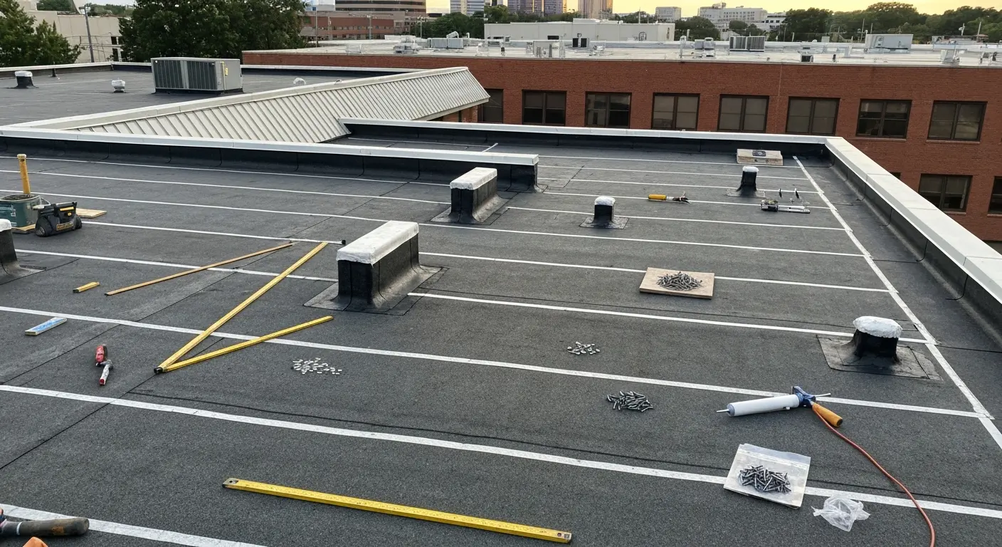 Commercial roof repair and maintenance