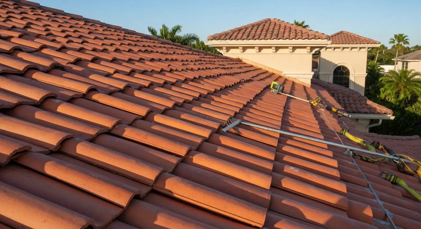 Tile roof inspection and maintenance