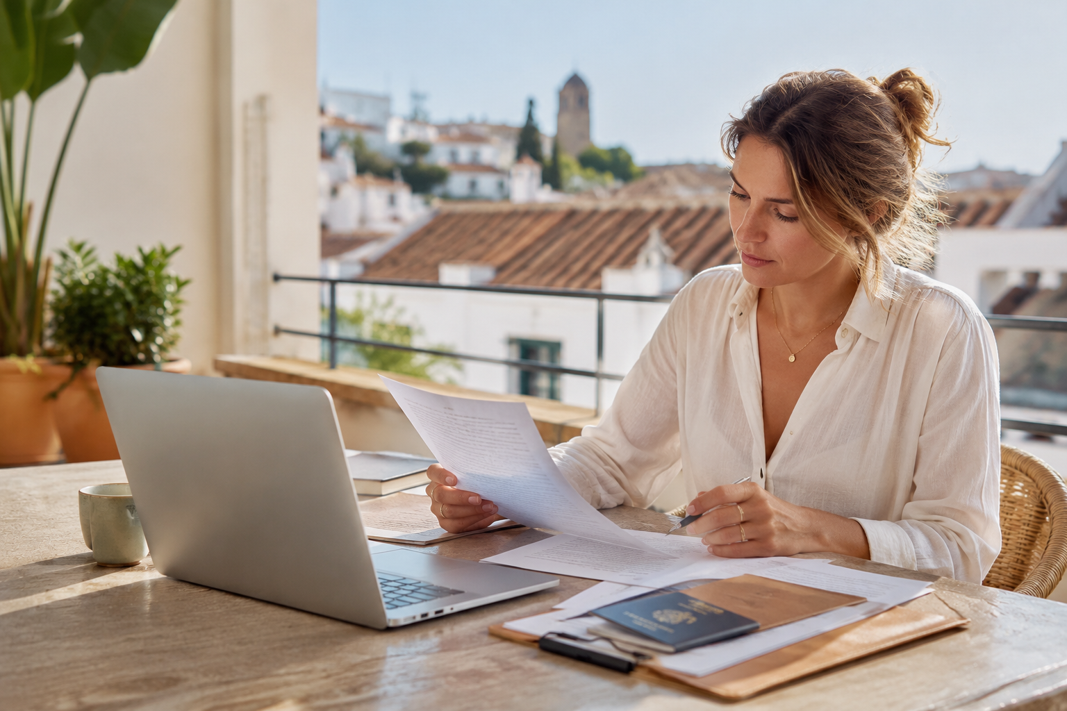 Remote worker applying for Spain's Digital Nomad Visa