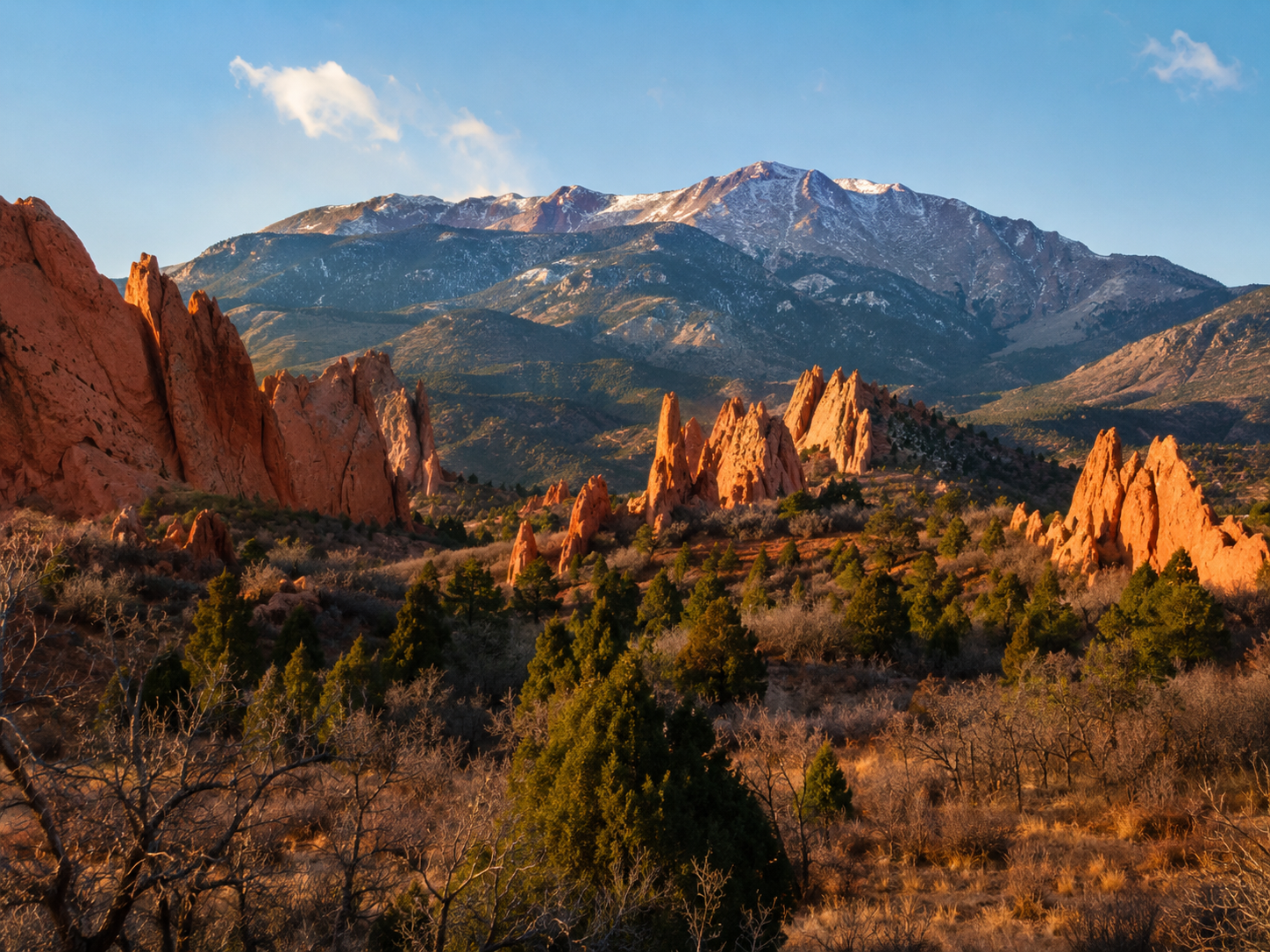 Colorado Springs nature and mountains
