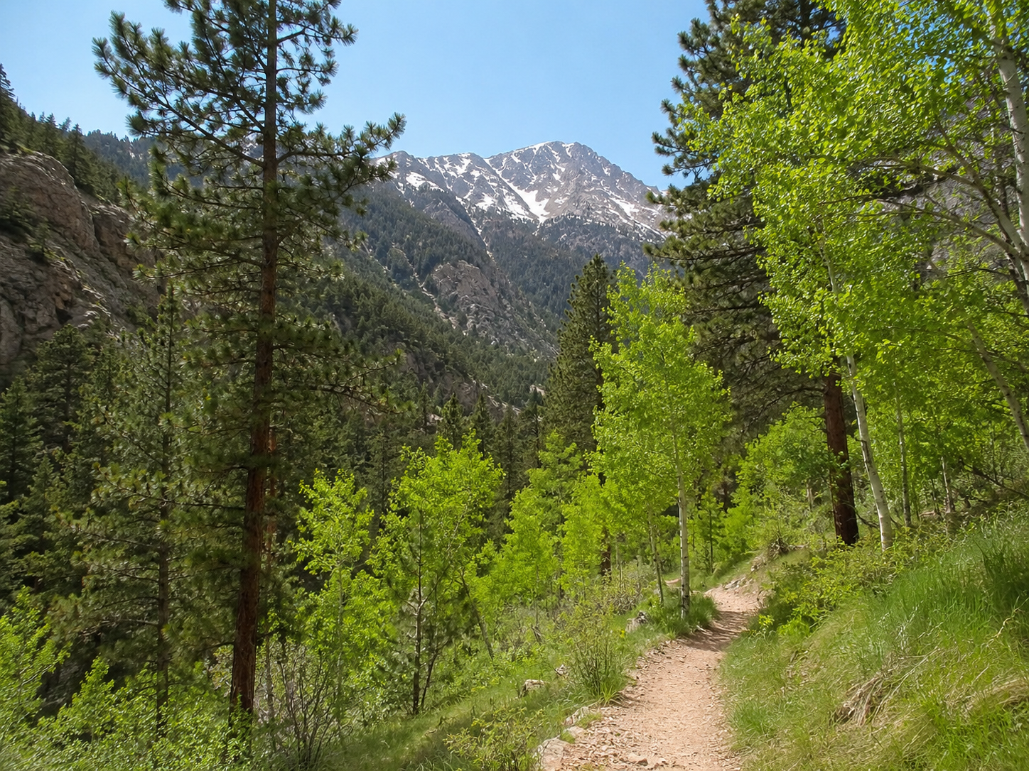 Colorado Springs open foothills view