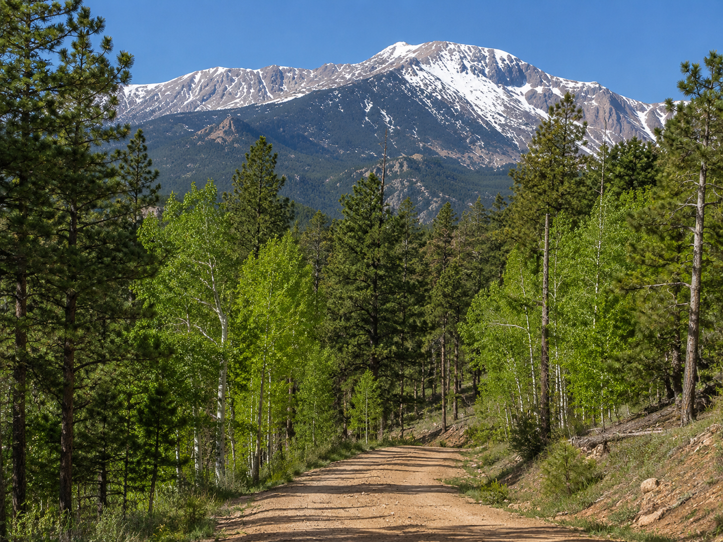 Colorado Springs mountain landscape