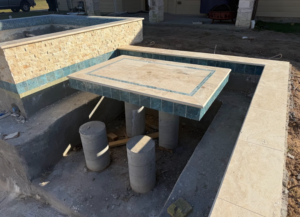 Tile & Coping Install