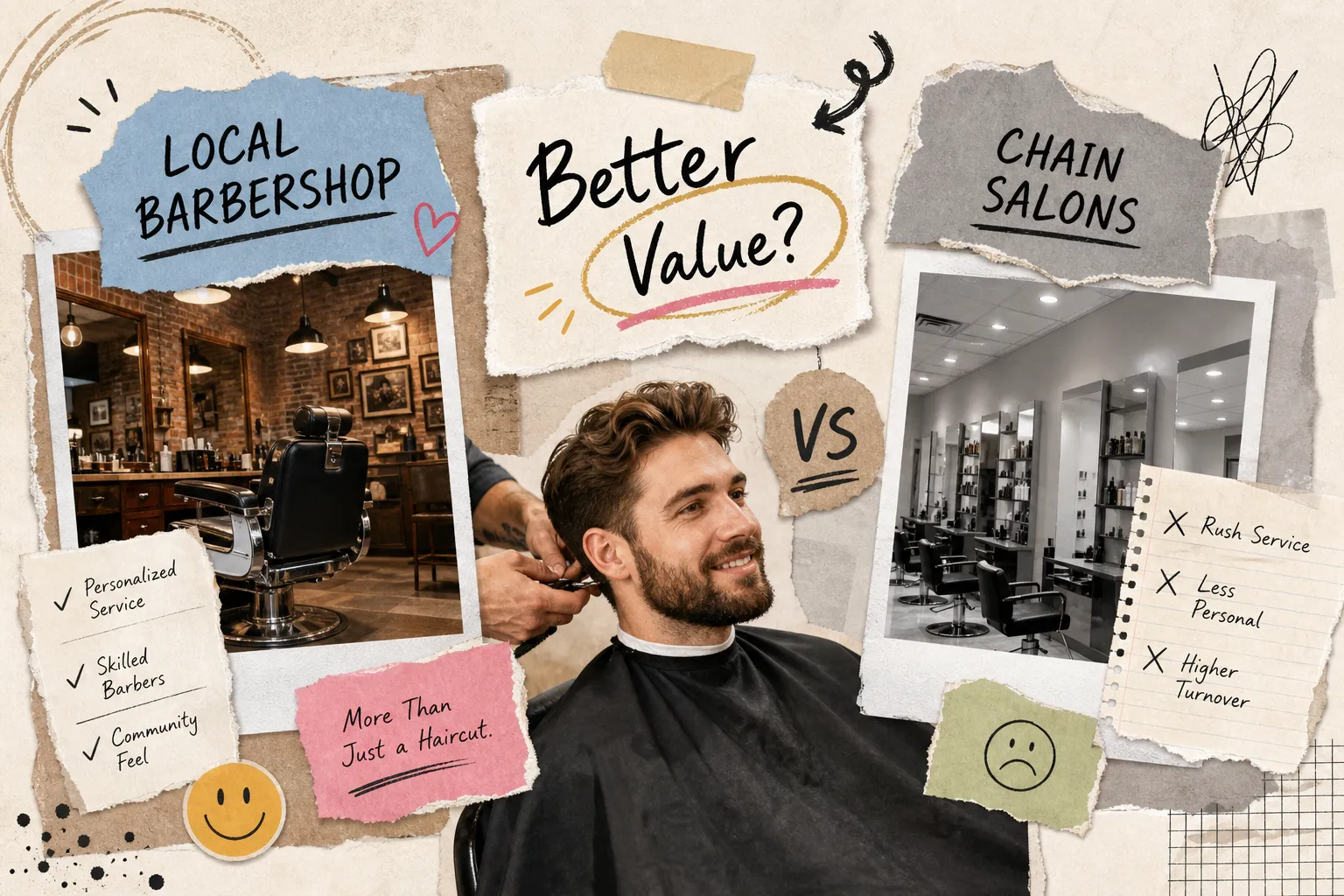 East Cobb Barbershop versus Chain Salons: Which Barber Shop Near Me Offers Better Value?