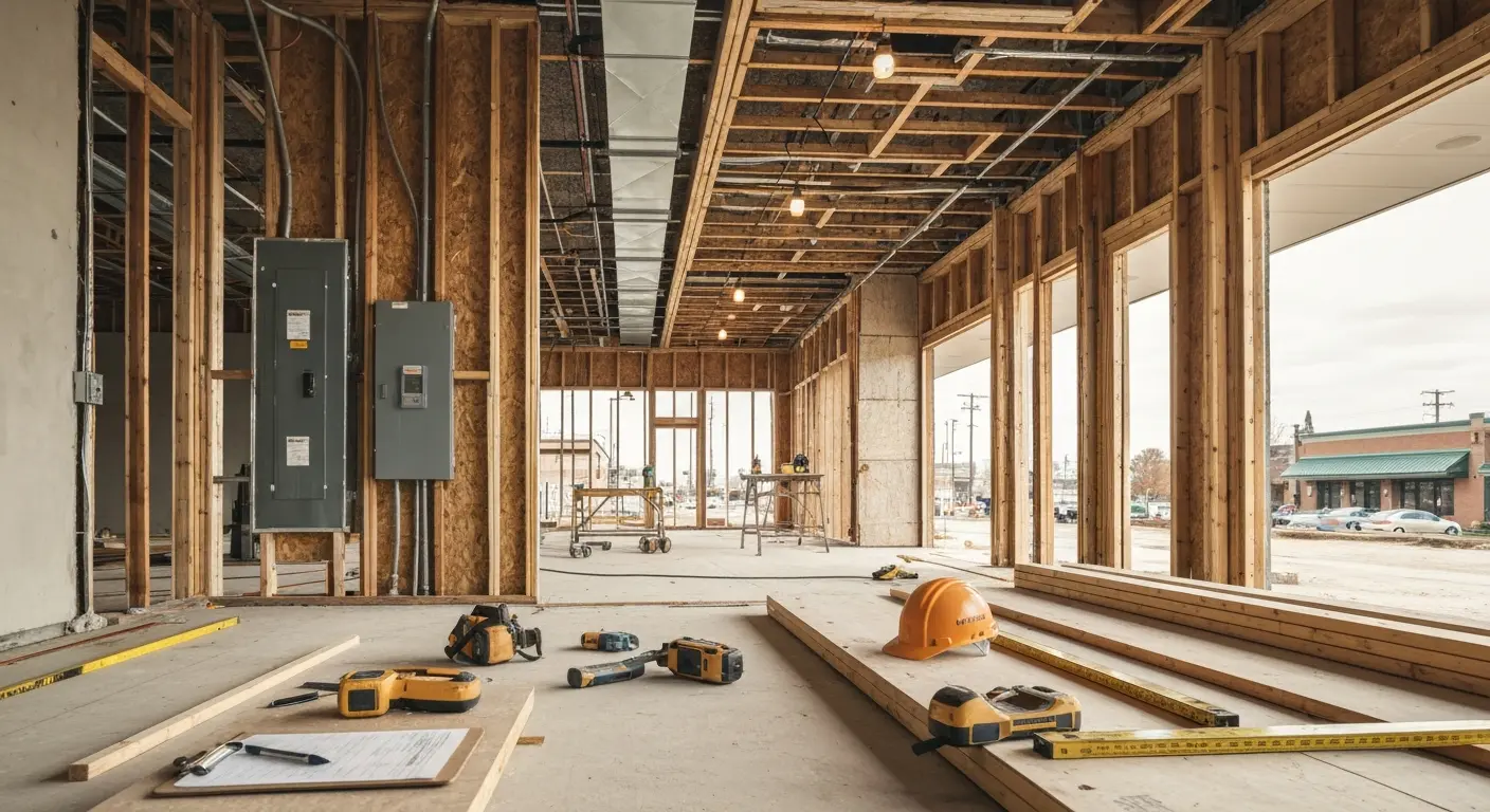 Commercial construction project