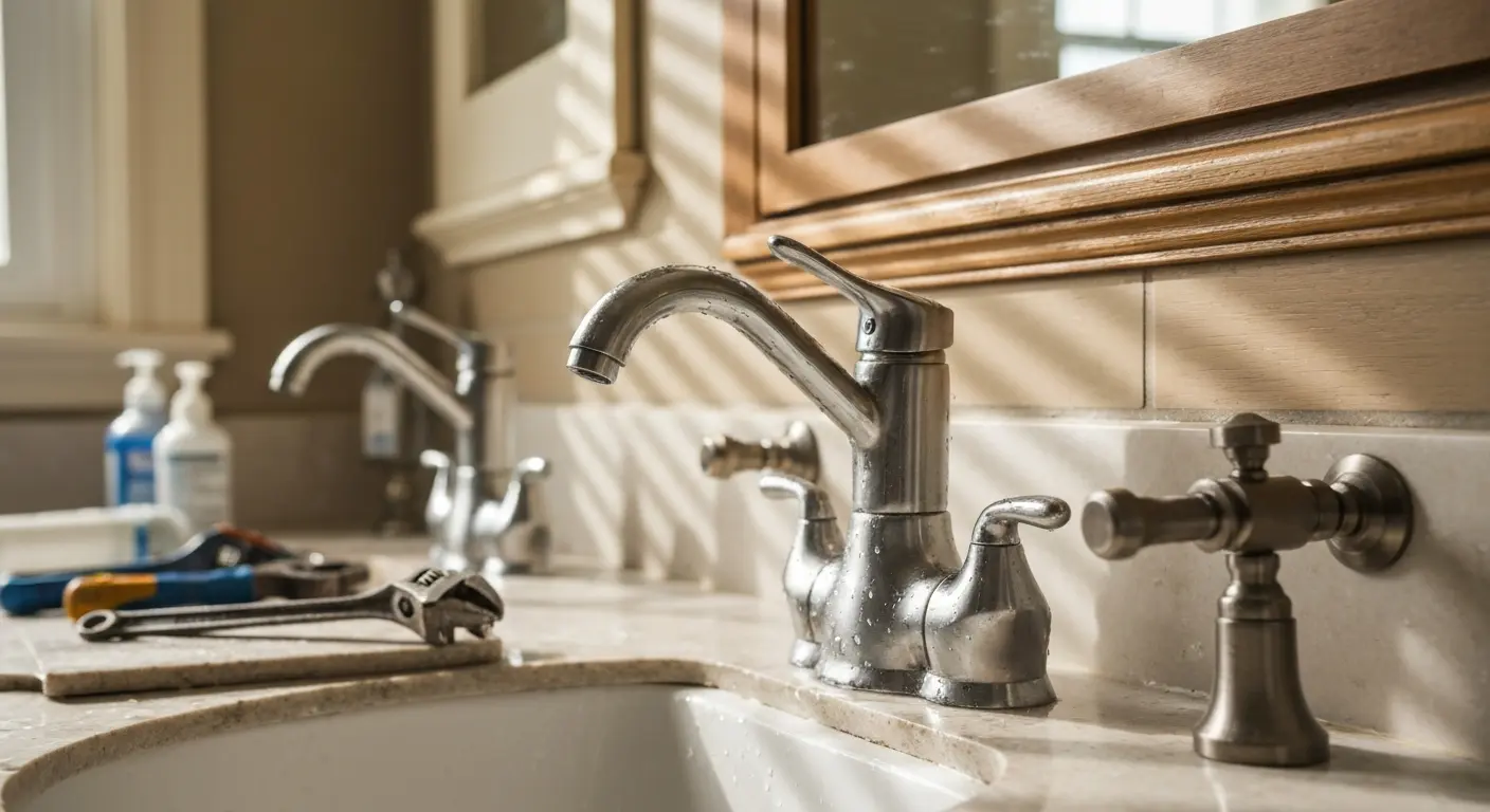 Faucet installation