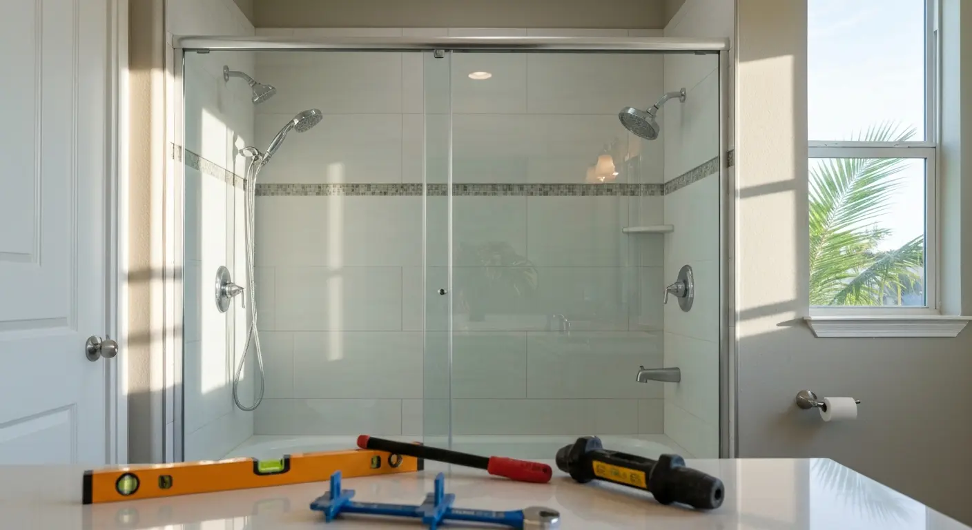 Shower and tub installation
