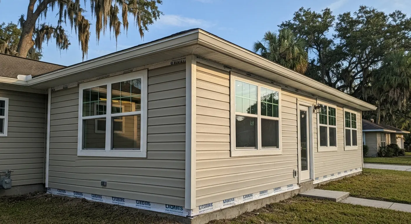 Room addition construction
