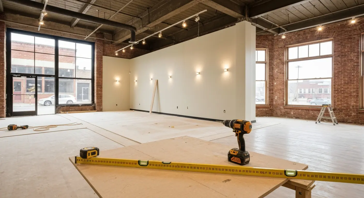 Commercial construction project
