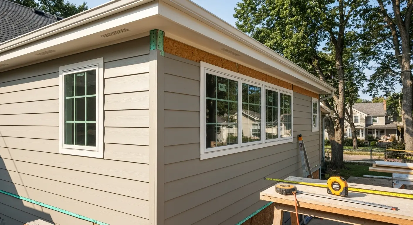 Room addition construction
