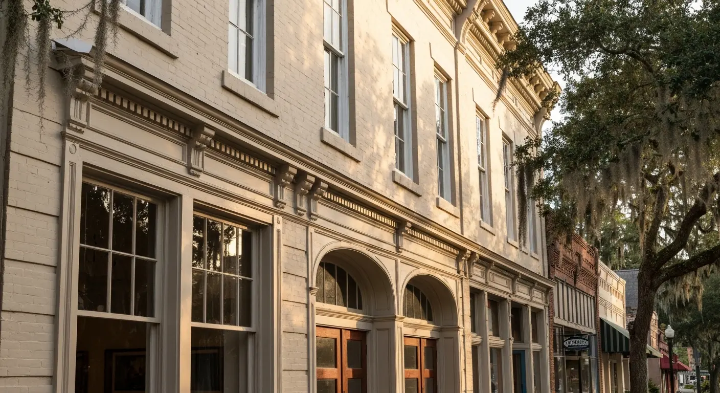 Historic downtown Live Oak