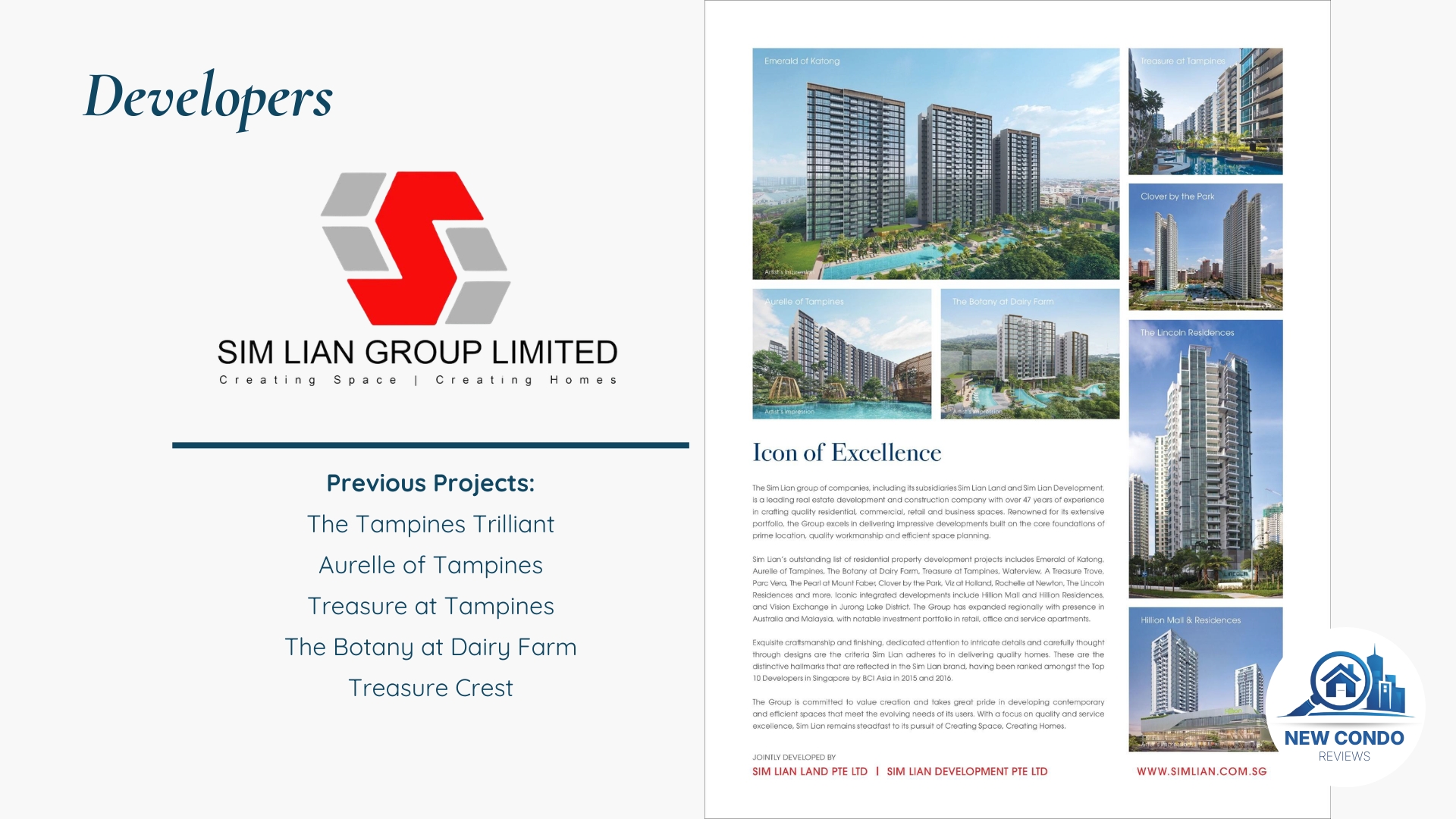 Rivelle Sim Lian Developer Track Record Rivelle Sim Lian Developer Track Record