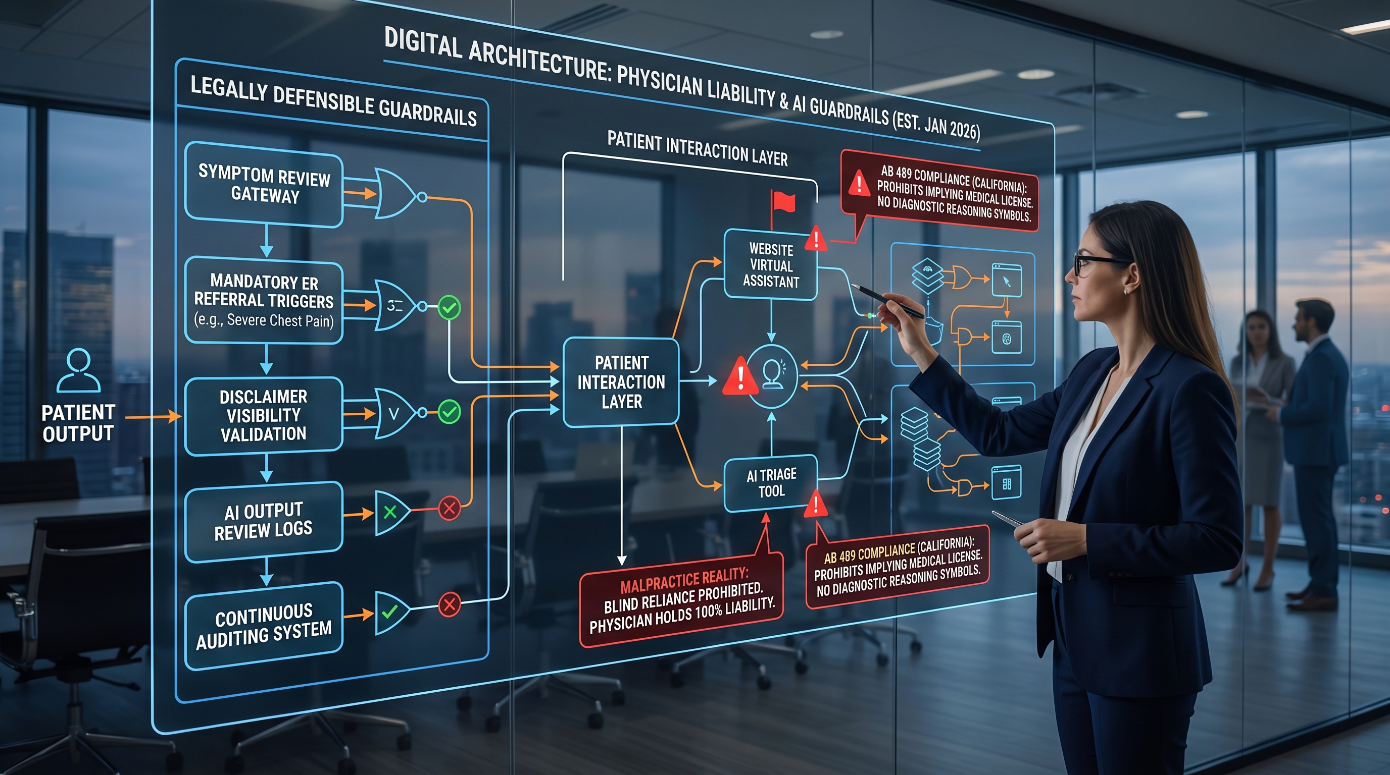 Map of medical liability in age of AI