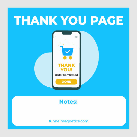 Thank You Page funnel magnet art