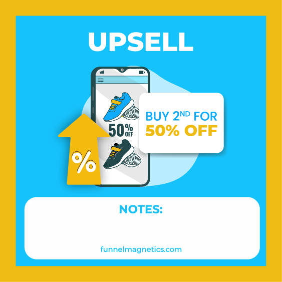Upsell Page funnel magnet art