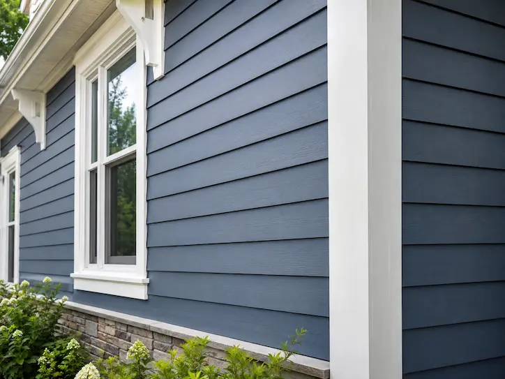 TrueBuilt Works crew installing siding on a home exterior