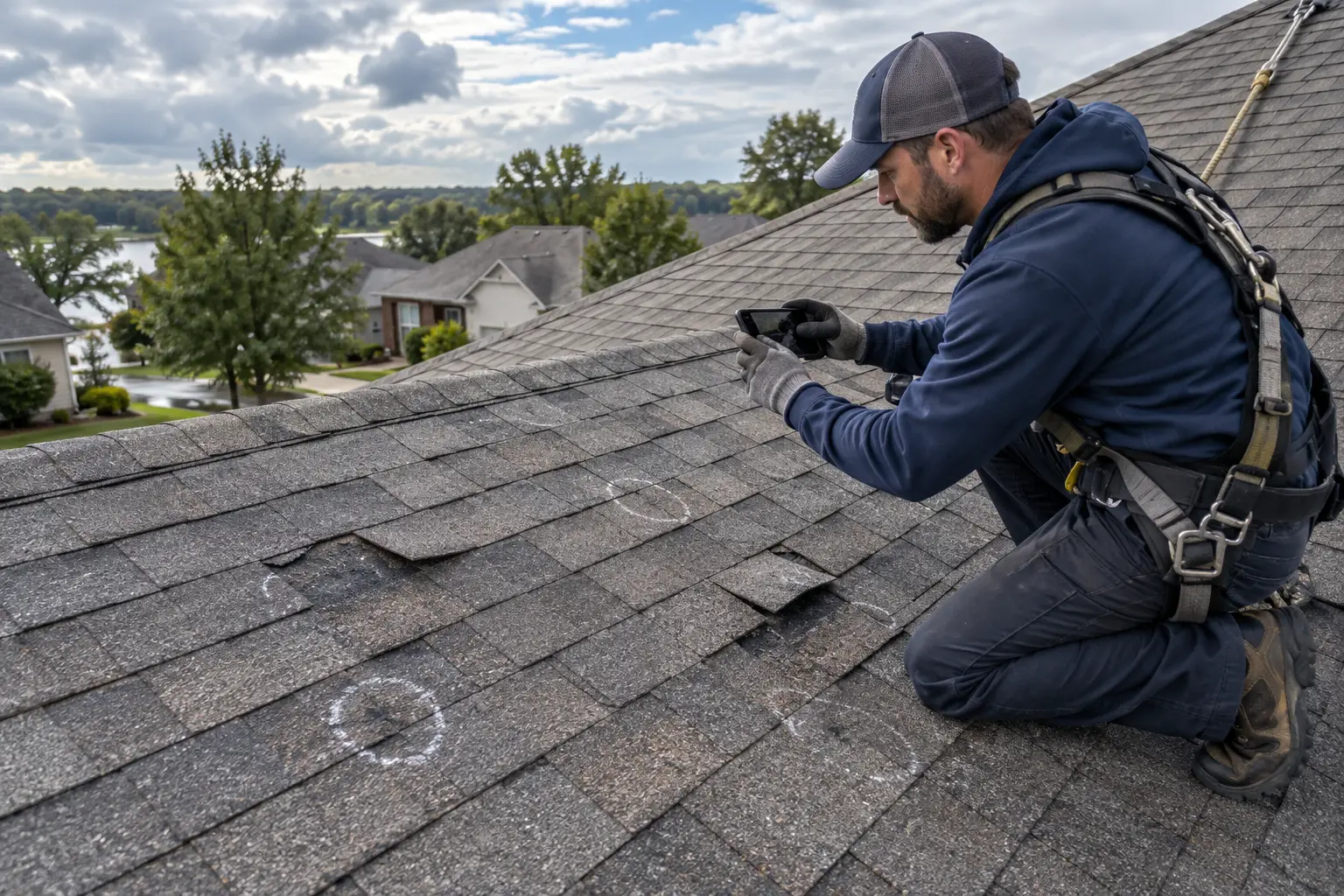 Storm & Hail Damage Restoration (Insurance Claims) — Aztec Roofing Systems