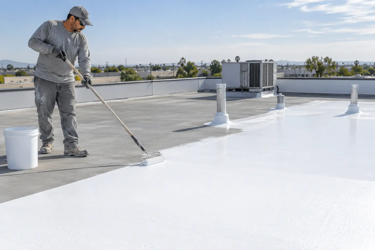 Roof Coatings (Aluminum, White, Foam) — Aztec Roofing Systems