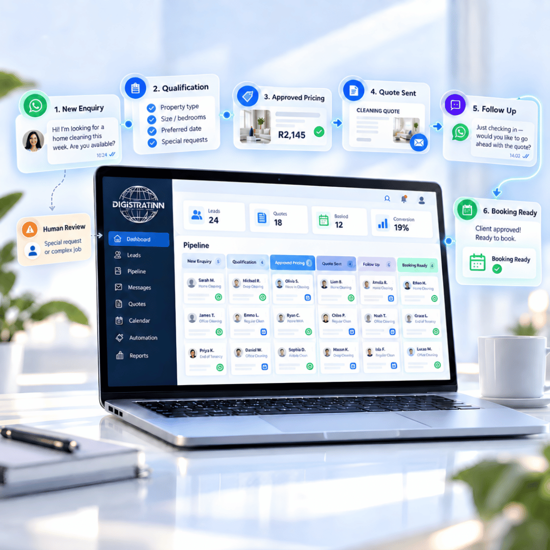 DigiStratInn automated lead-to-booking system