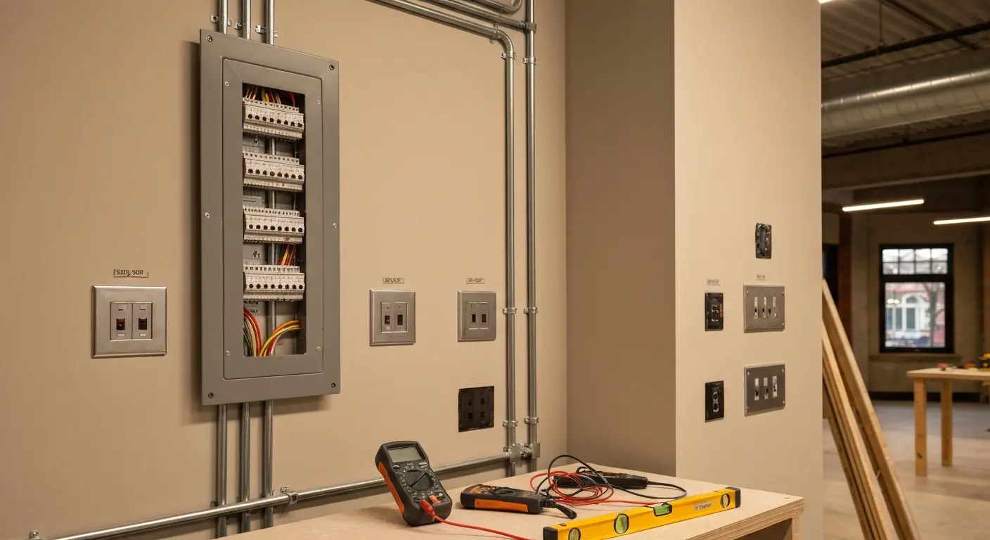 Commercial electrical installation