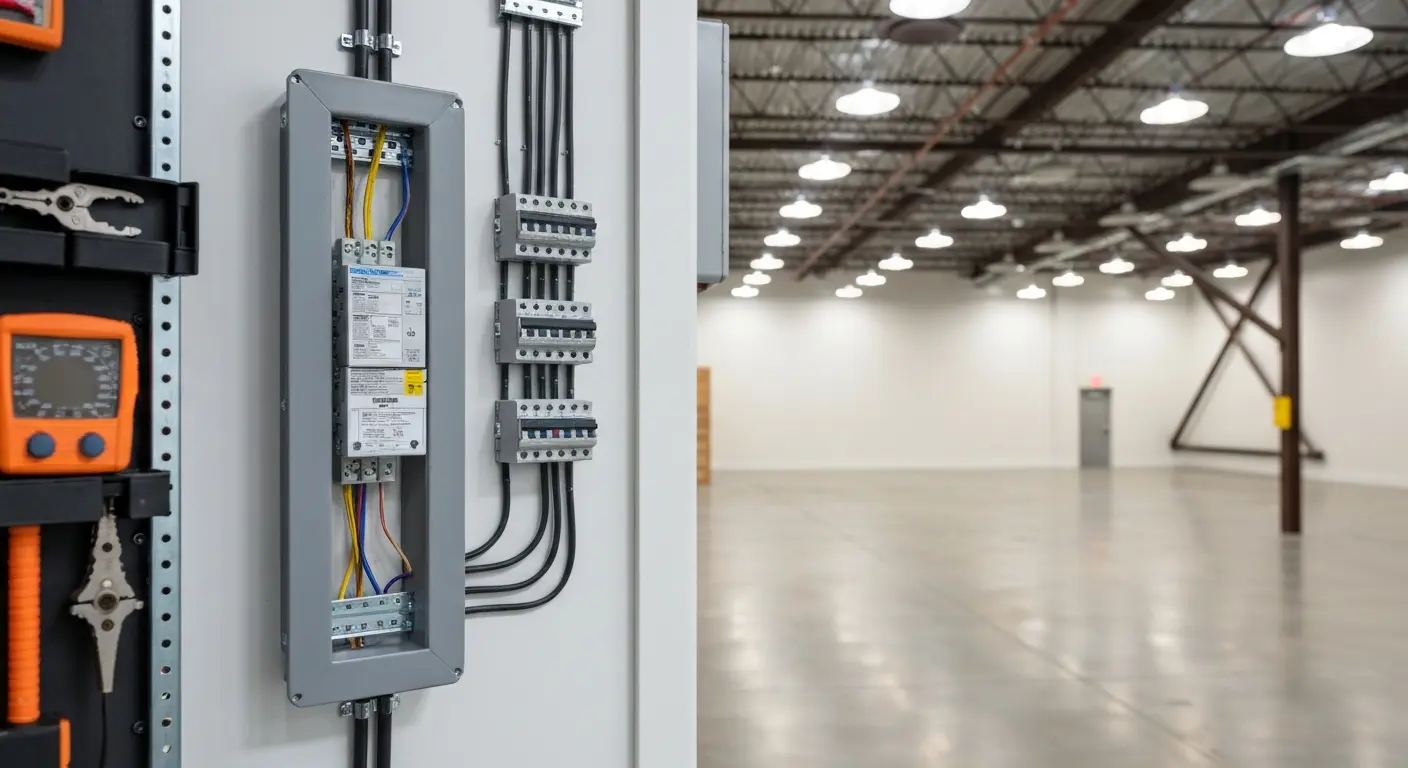 Commercial electrical installation