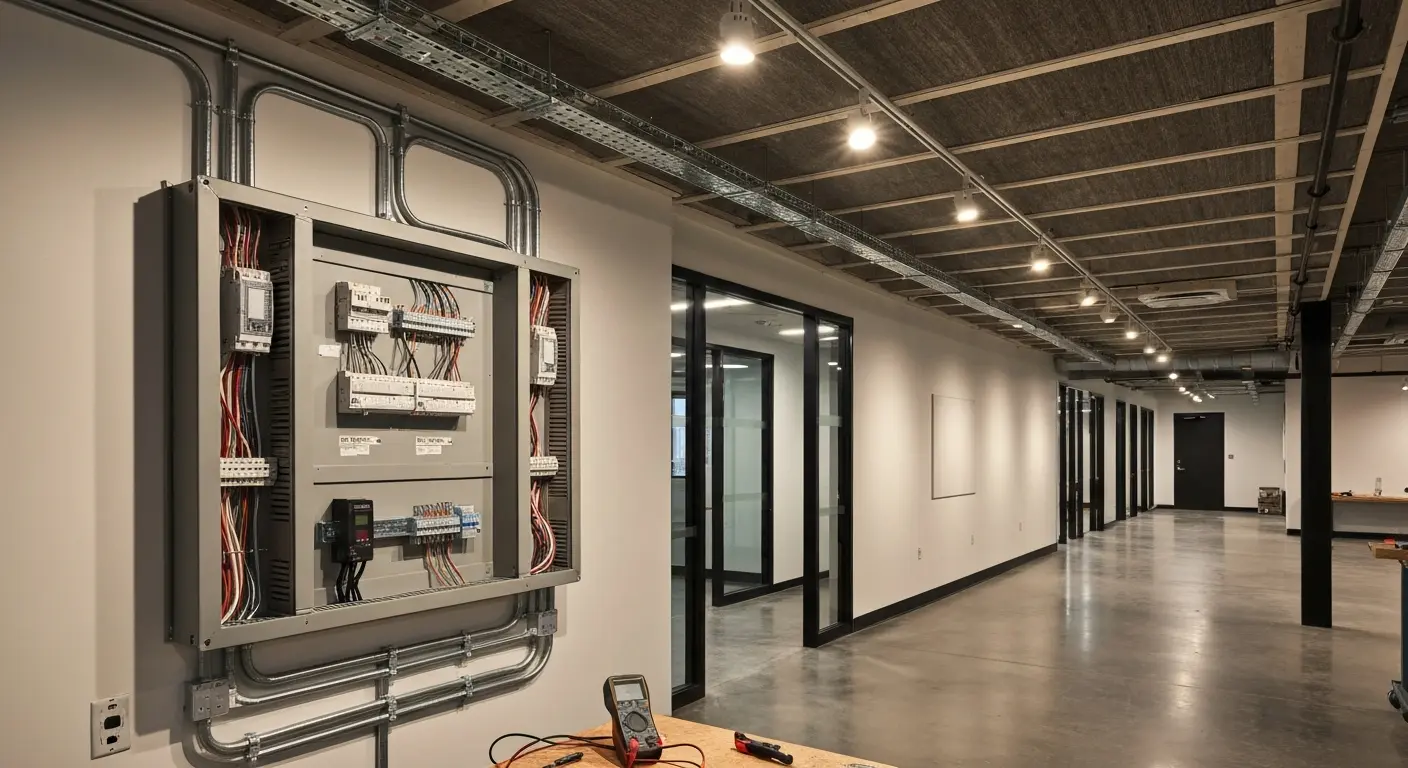 Commercial electrical installation