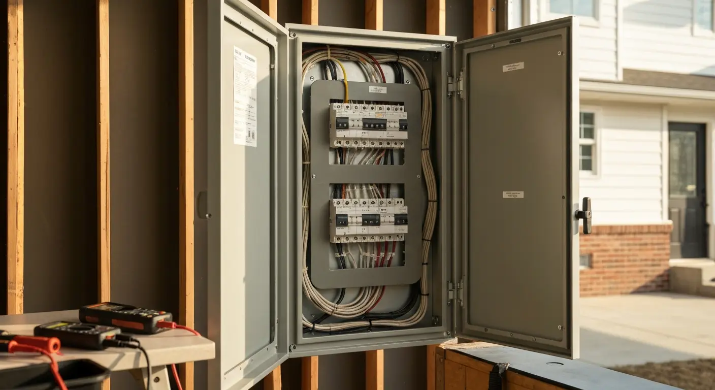 Electrical panel upgrade work