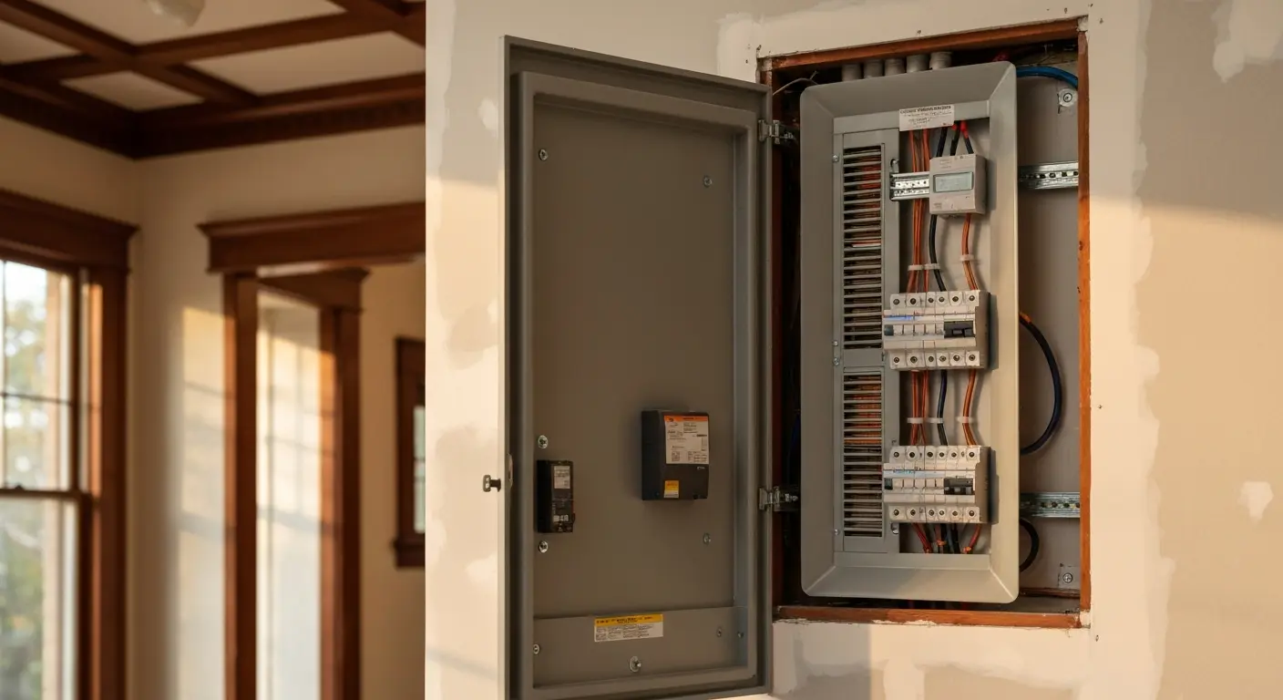 Residential electrical panel upgrade