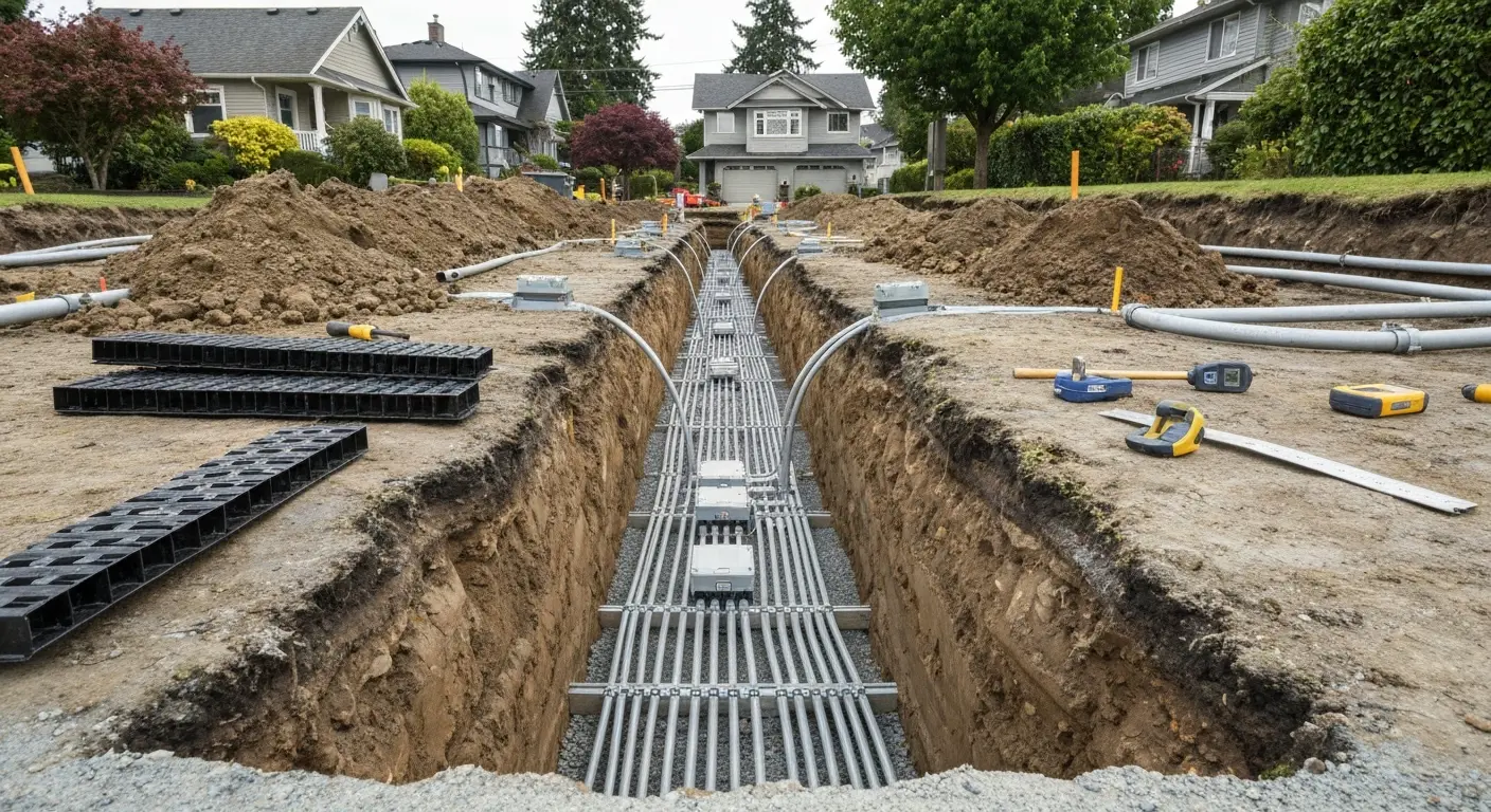 Underground electrical distribution