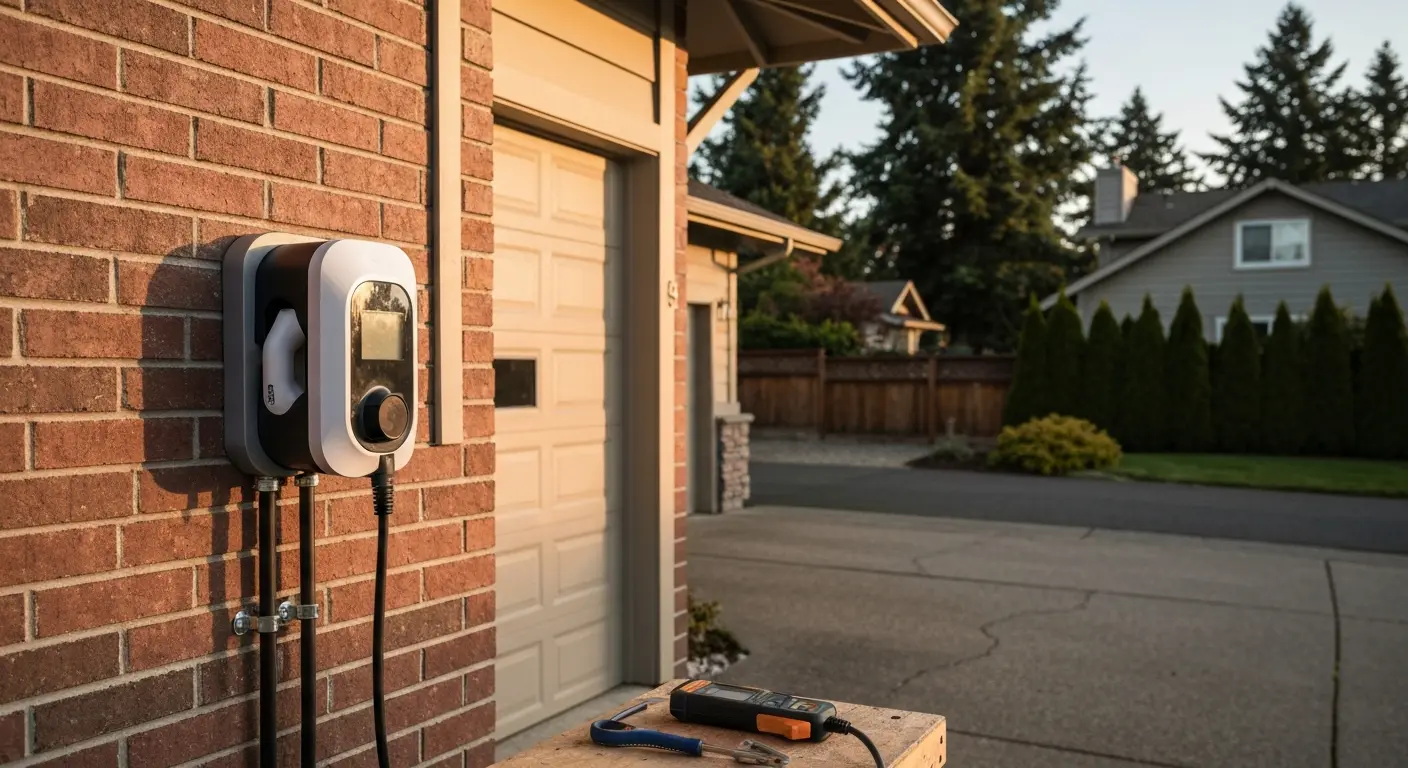 Level 2 EV charger installation