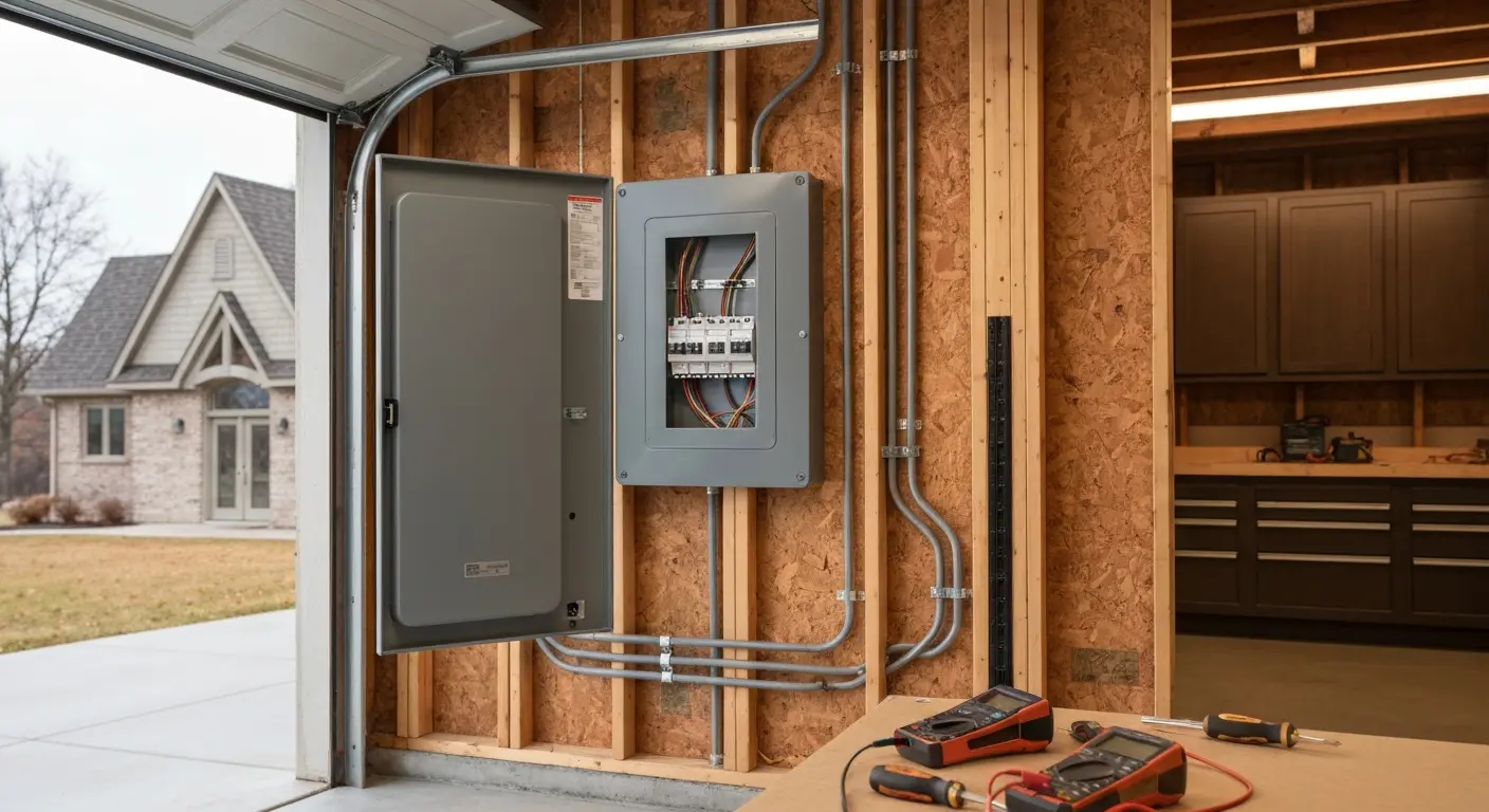 Sub-panel electrical installation