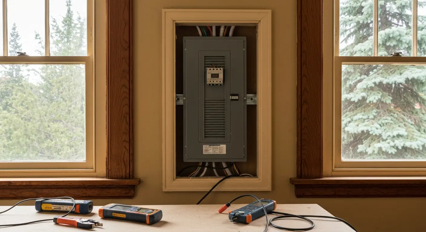 Residential electrical panel upgrade