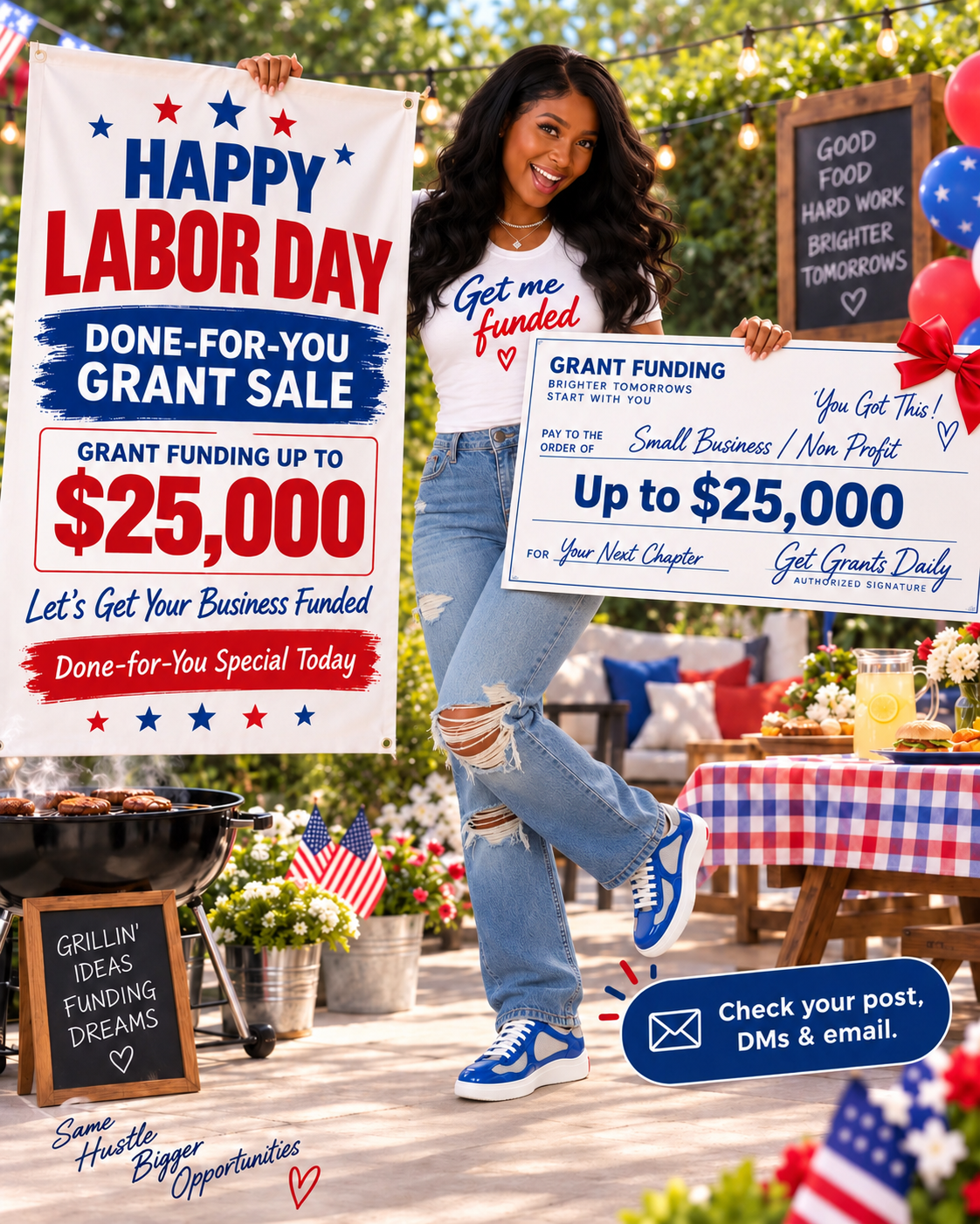 Labor Day Done For You Grant Flash Sale