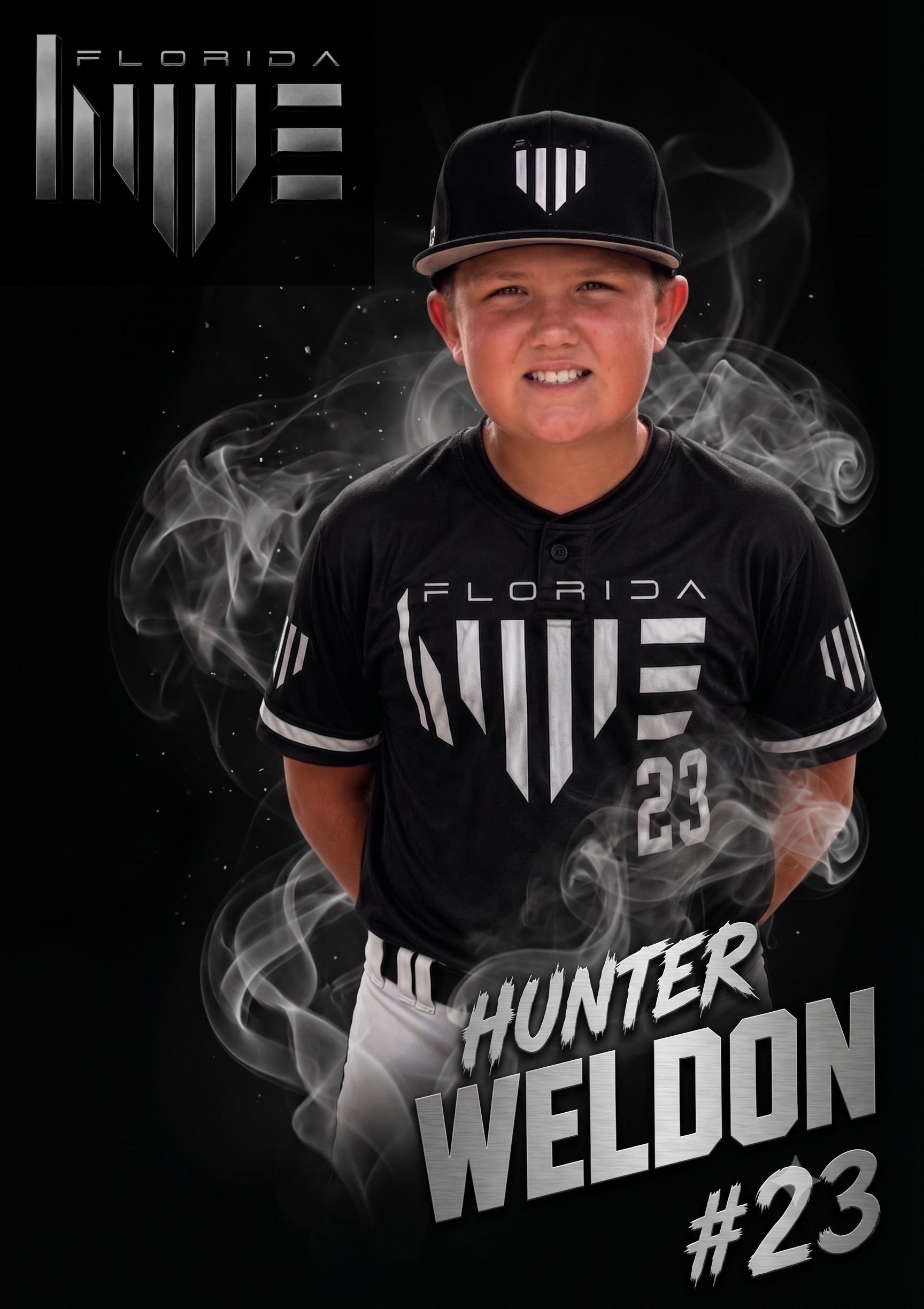 Hunter Weldon, number 23, Florida Hype 11U