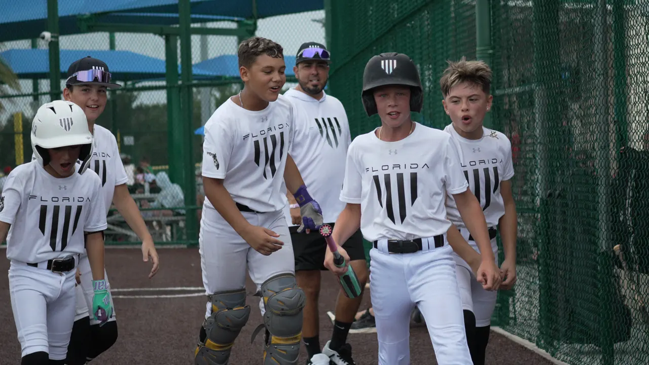 Florida Hype players walking off after a win