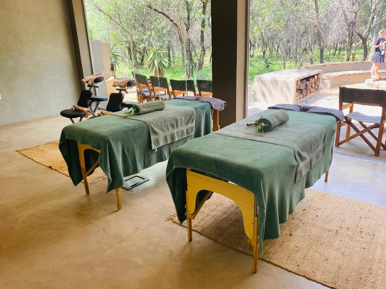 Mobile spa experience at Impala Game Ranch