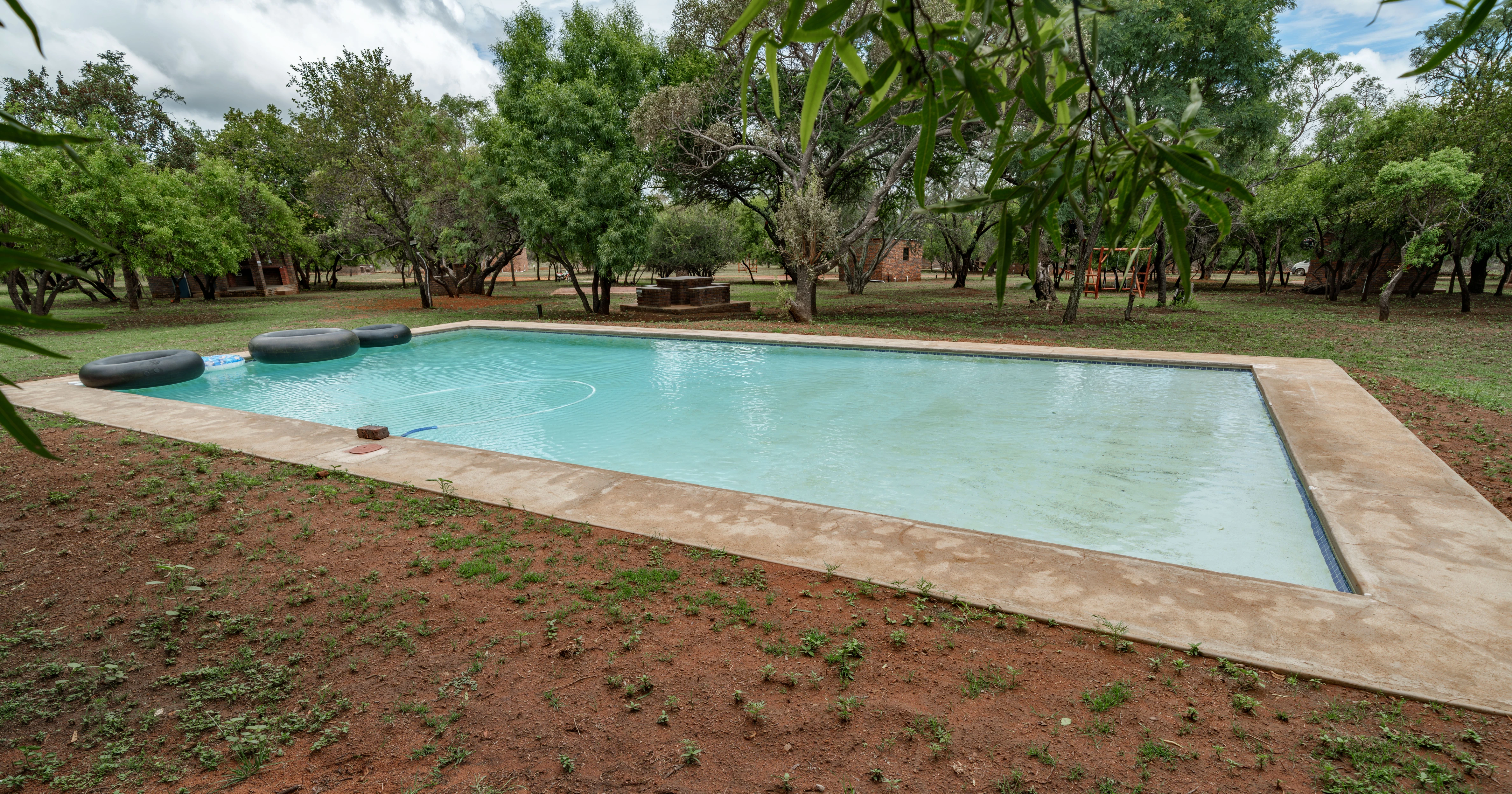 Camping pool at Impala Game Ranch