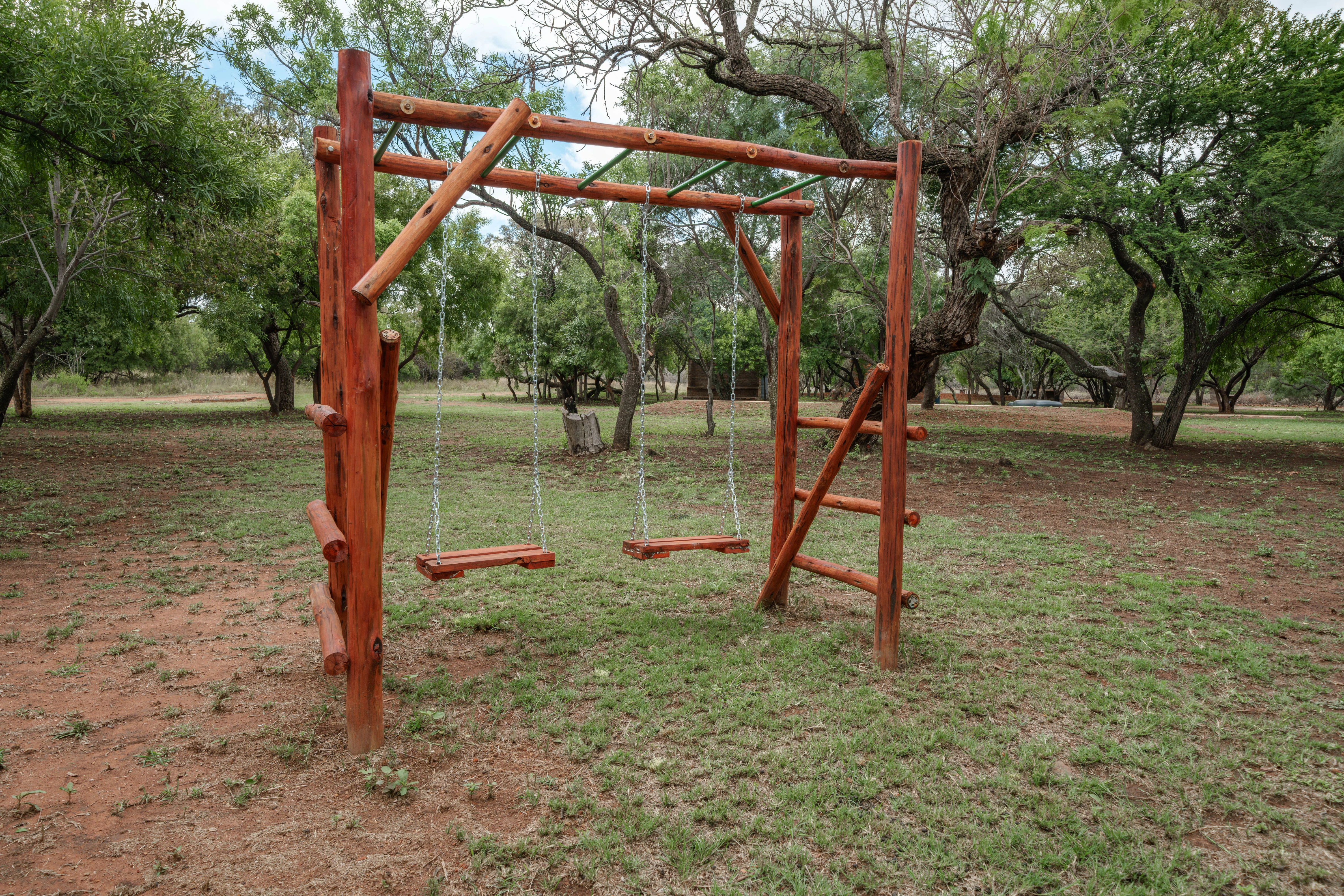 Swing at Impala Game Ranch camping