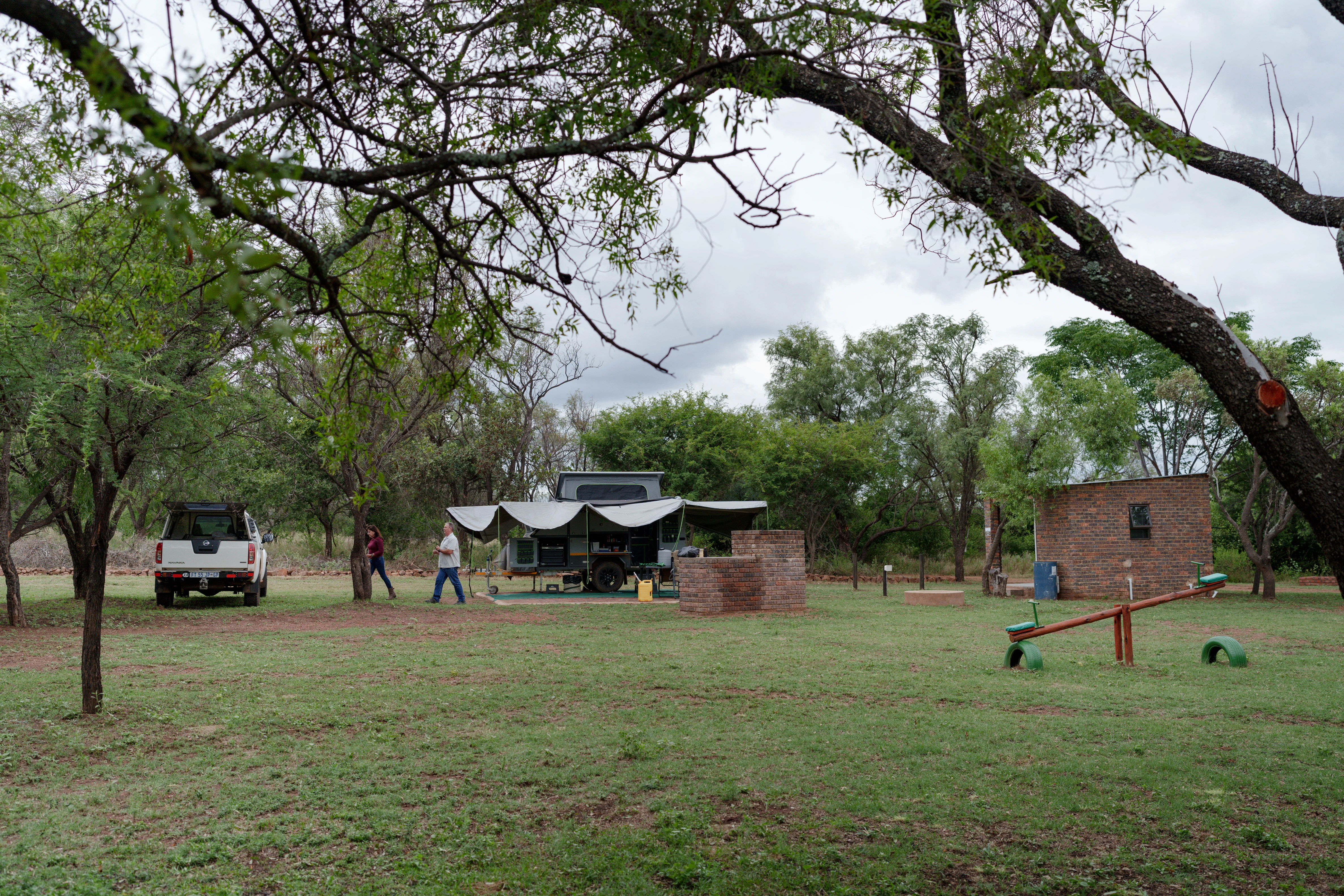 Caravan park camping at Impala Game Ranch