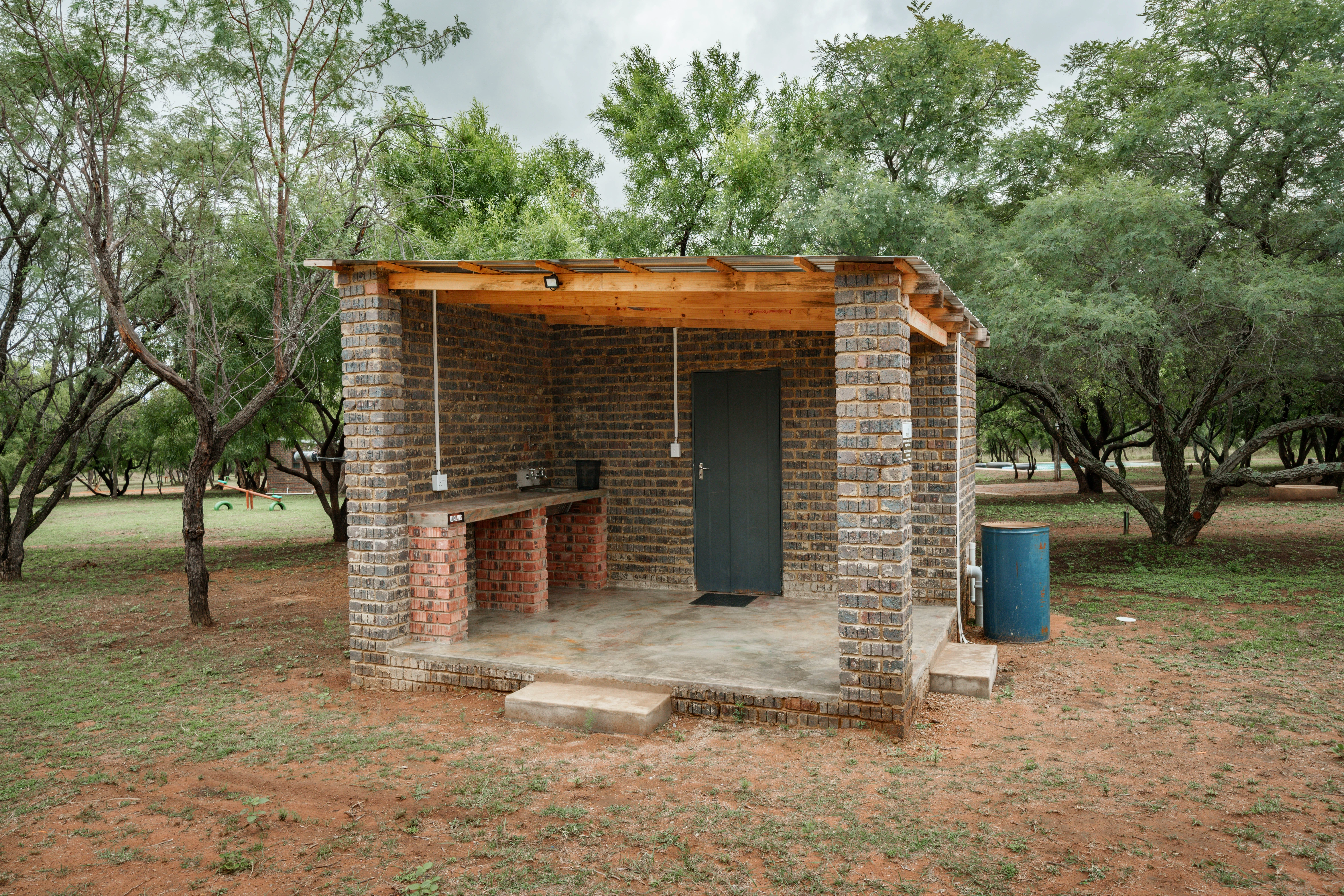Caravan park ablution facilities at Impala Game Ranch
